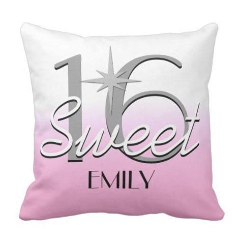 sweet sixteen pillows